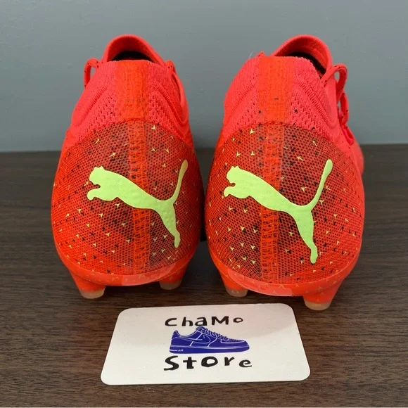 PUMA FUTURE Z 1.4 FG/AG FEARLESS FIERY Coral Soccer Cleats 106989 03 Sz 10.5 - Picture 4 of 8